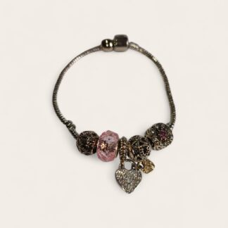 Pulsera Con Charms Corazon | Aro
