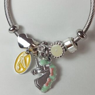 Pulsera Con Charms | Unicornio | Placa | Corazon