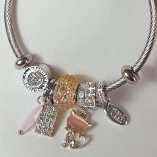 Pulsera Con Charms | Gato