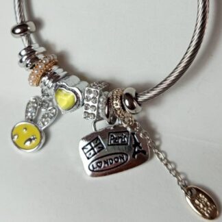 Pulsera Con Charms | Conejo | Corazon | Maleta