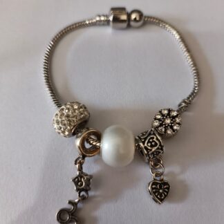 Pulsera Con Charms Tauro | Corazon | Brillo