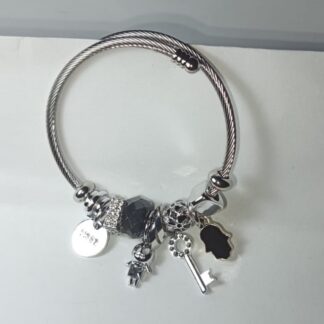 Pulsera Con Charms | Llave | Mano