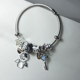 Pulsera Con Charms | Angel | Estrella | Llave