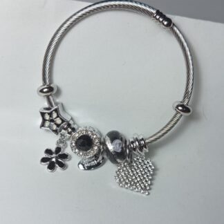Pulsera Con Charms | Corazon | Flor | Estrella