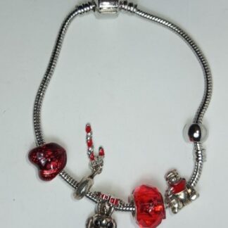 Pulsera Con Charms | Stitch | Navidad